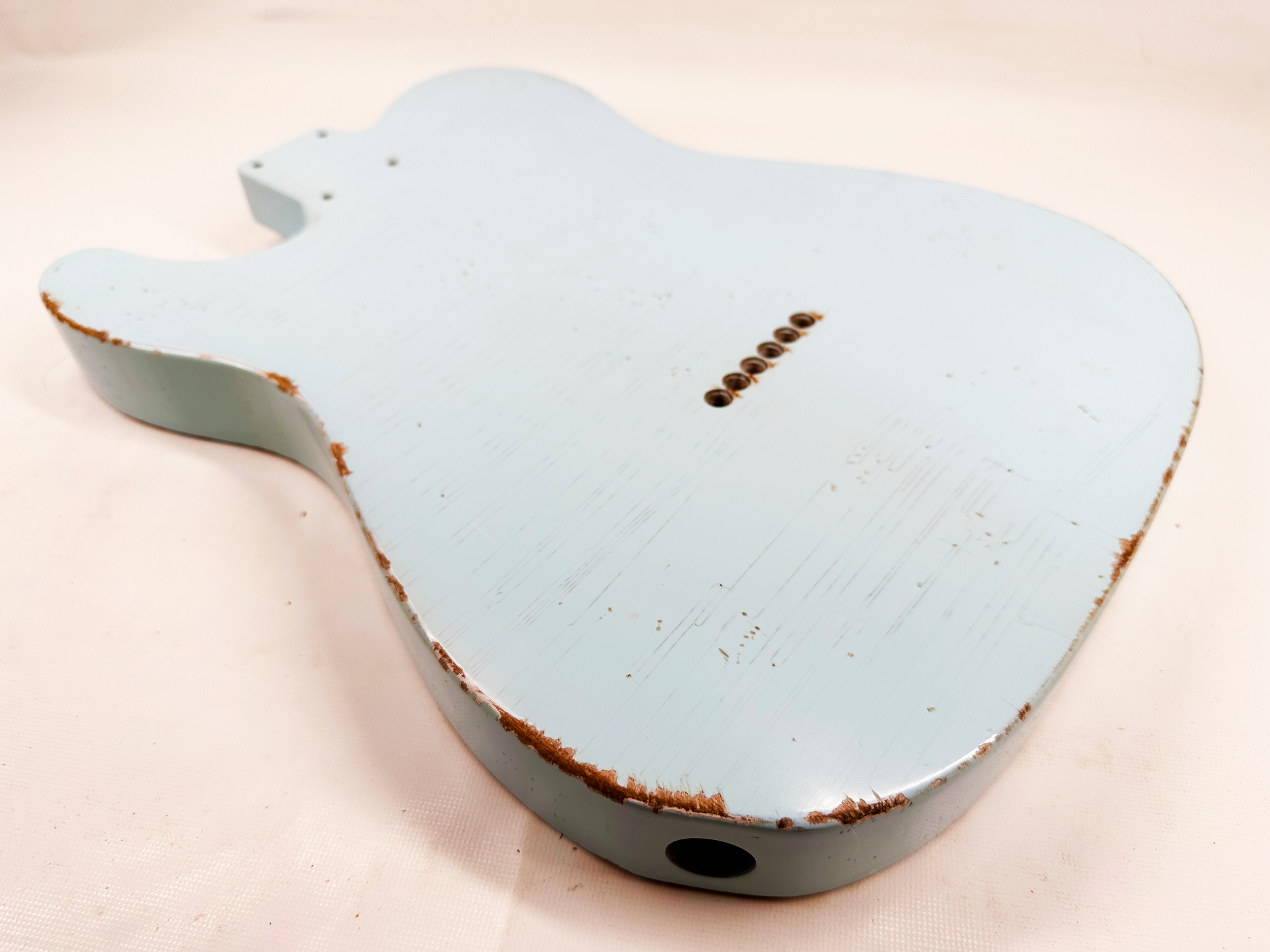 MJT製 テレキャスターボディ ソニックブルー MJT製 テレキャスター